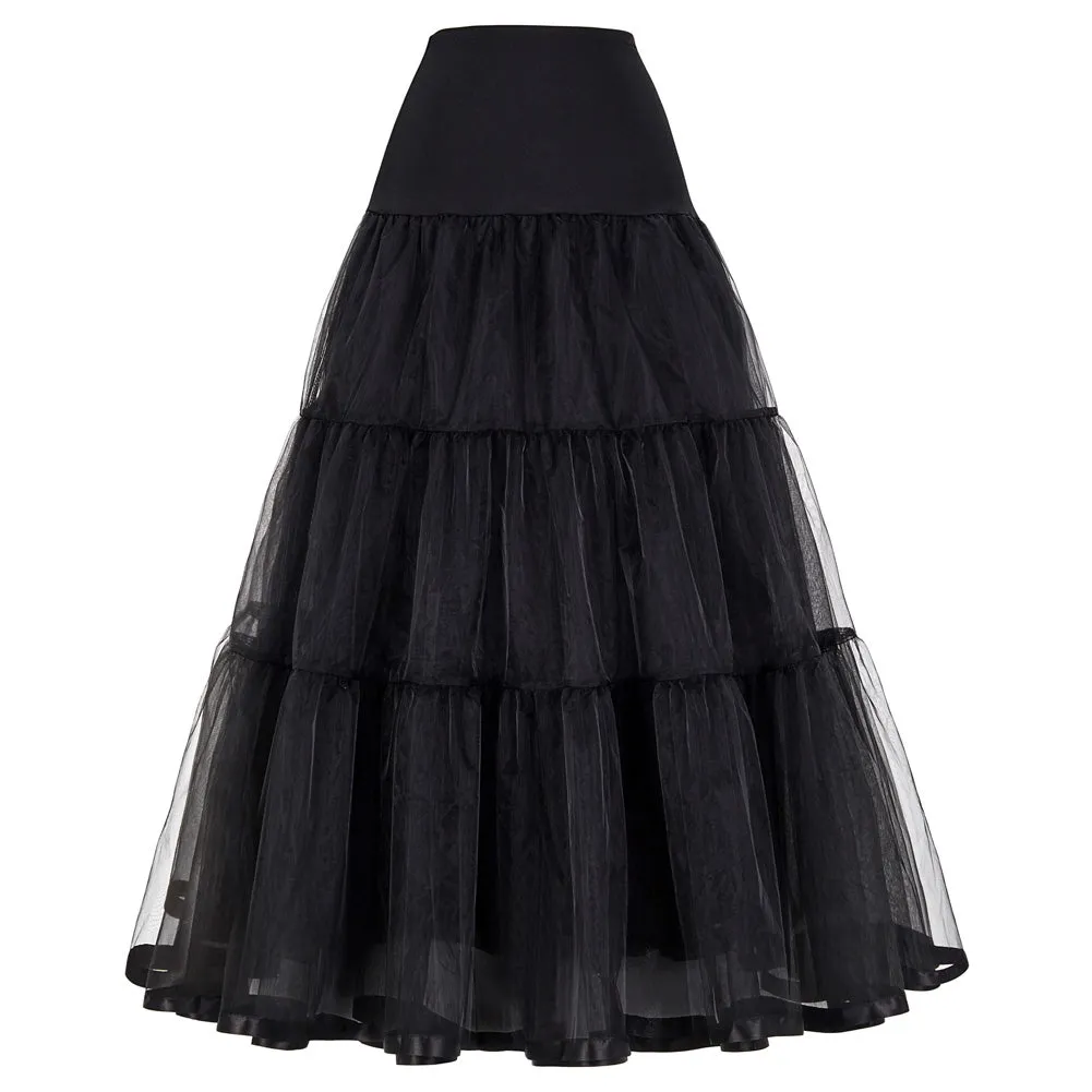 1950s Petticoat Underskirt Vintage Hoop Skirt for A-line Dress