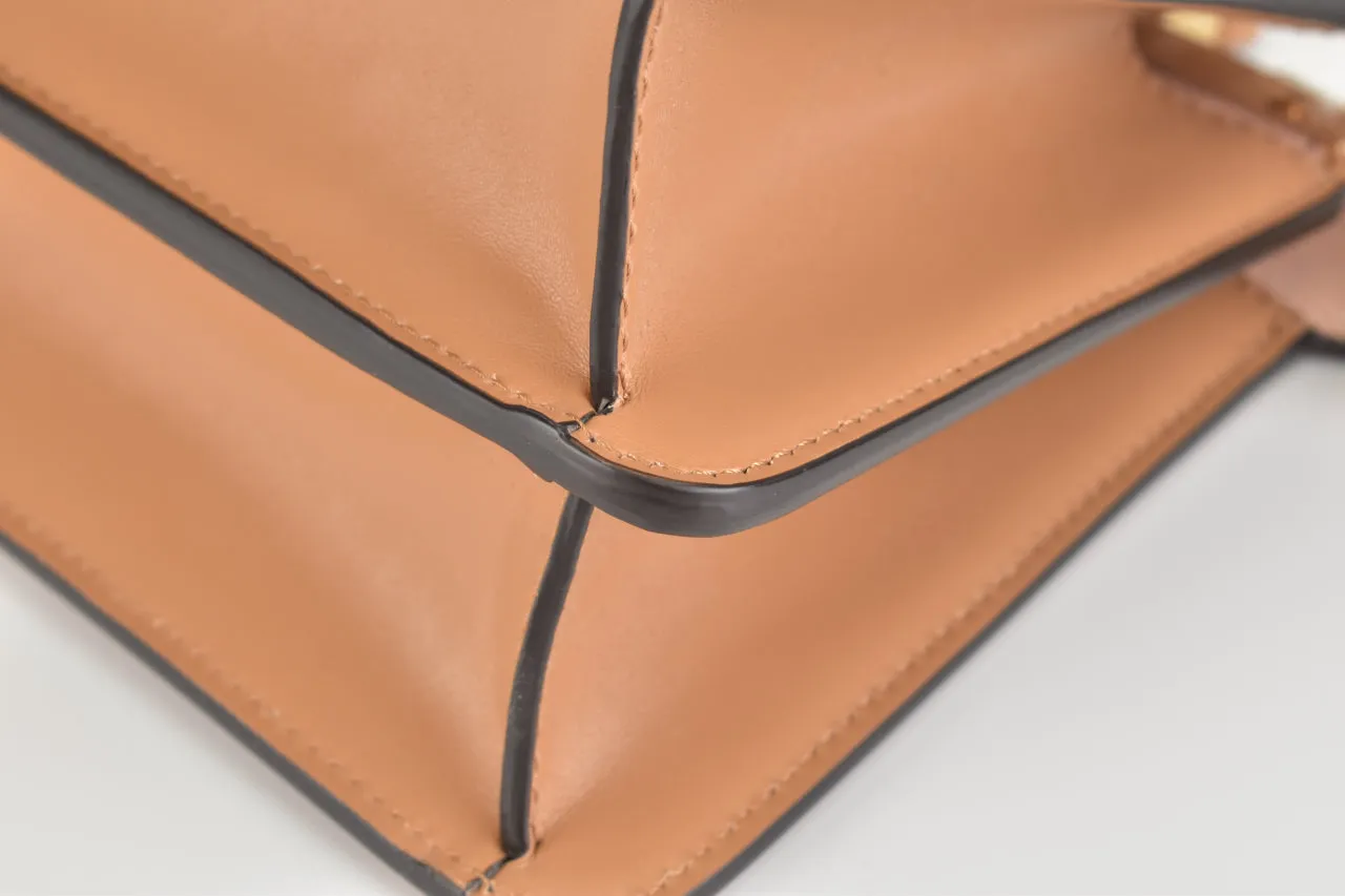 8BN323 Small Peekaboo IseeU East-West Bag in Bisquit