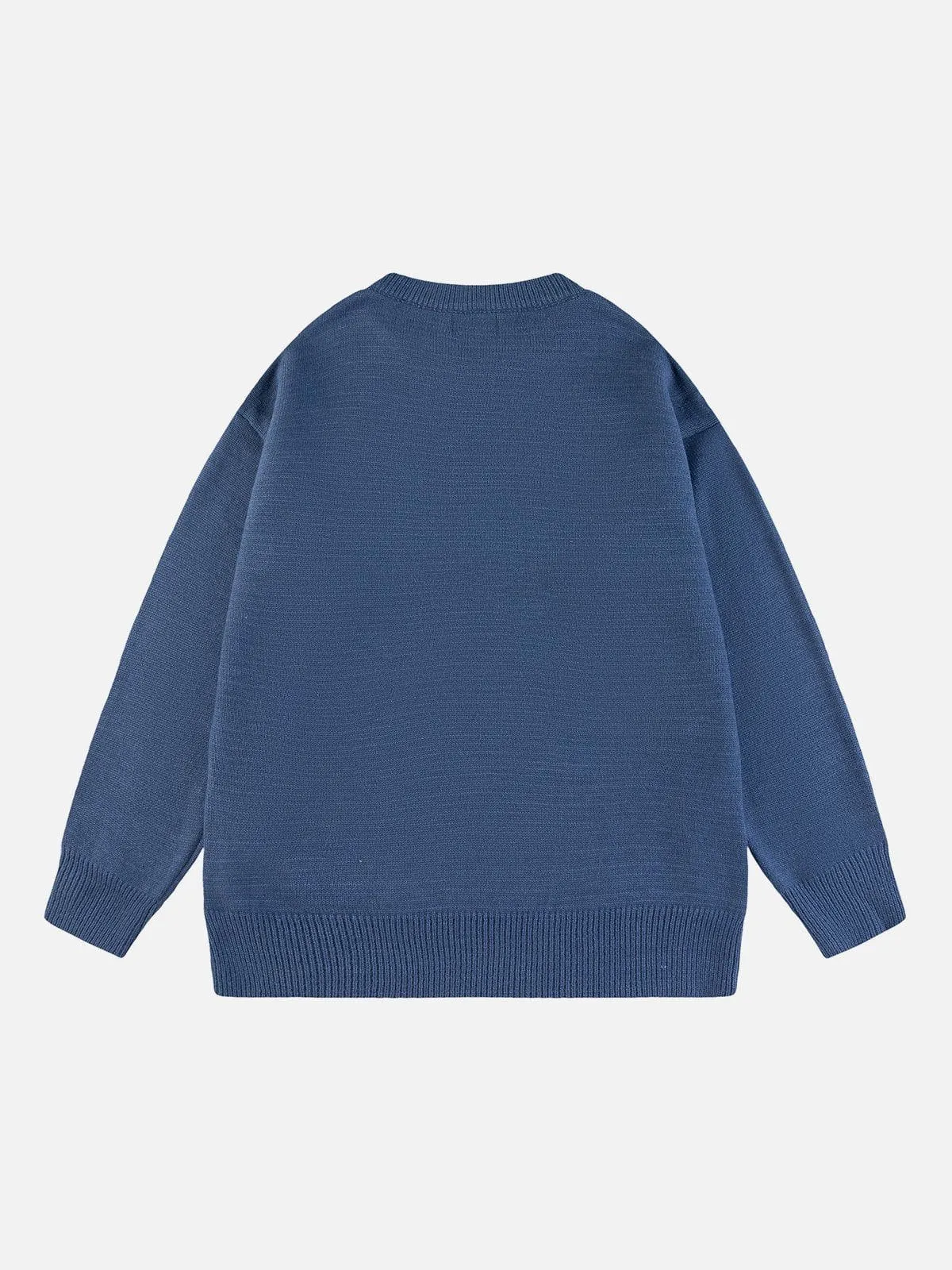 AlanBalen® - Flocked Bear Sweater