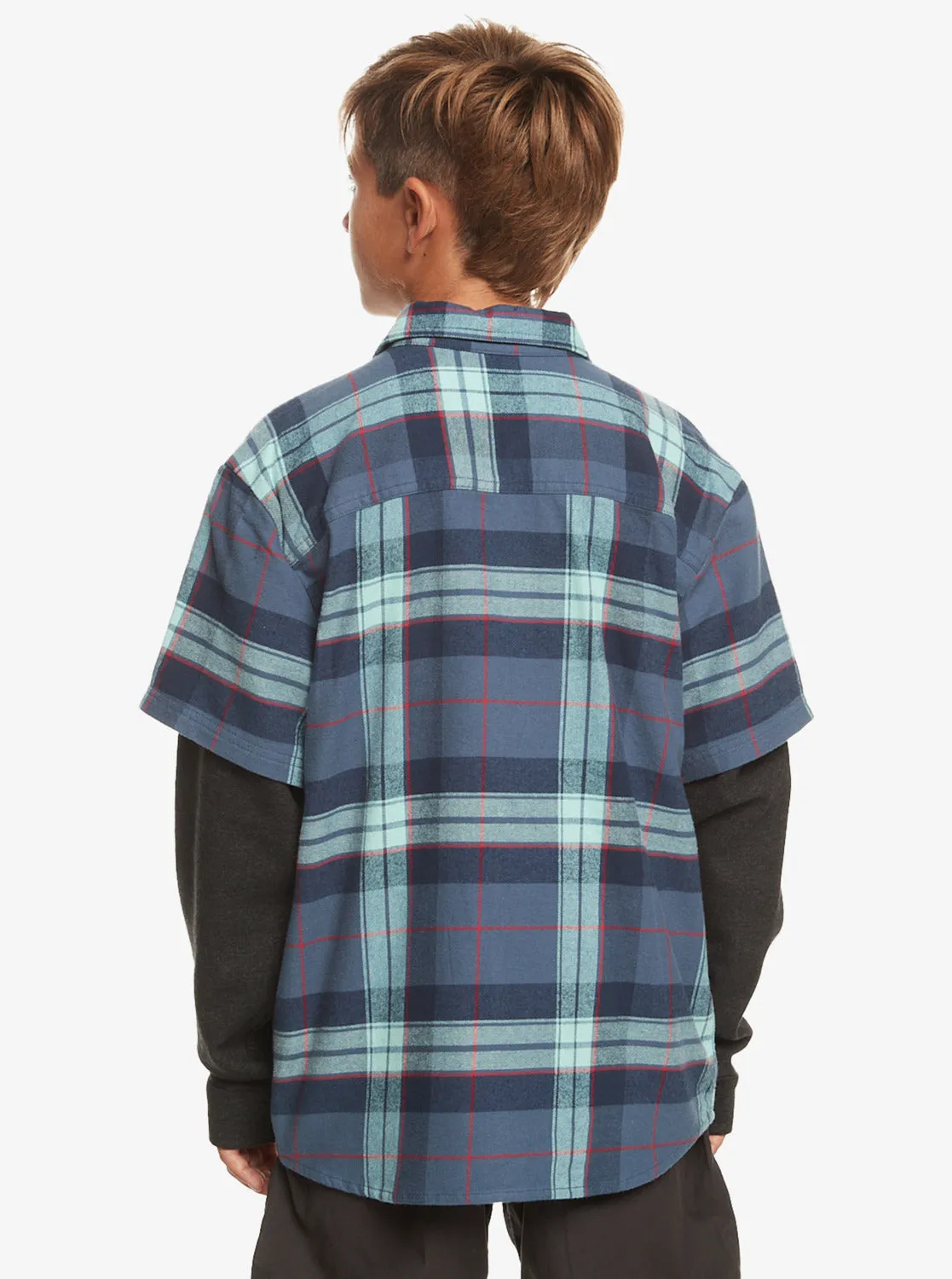 Boys 8-16 Check This Up Oversized Long Sleeve Shirt - Naval Academy
