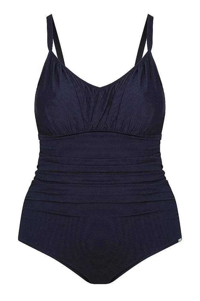 CHC9831CC/E Capriosca Navy Honey Comb Underwire One Piece