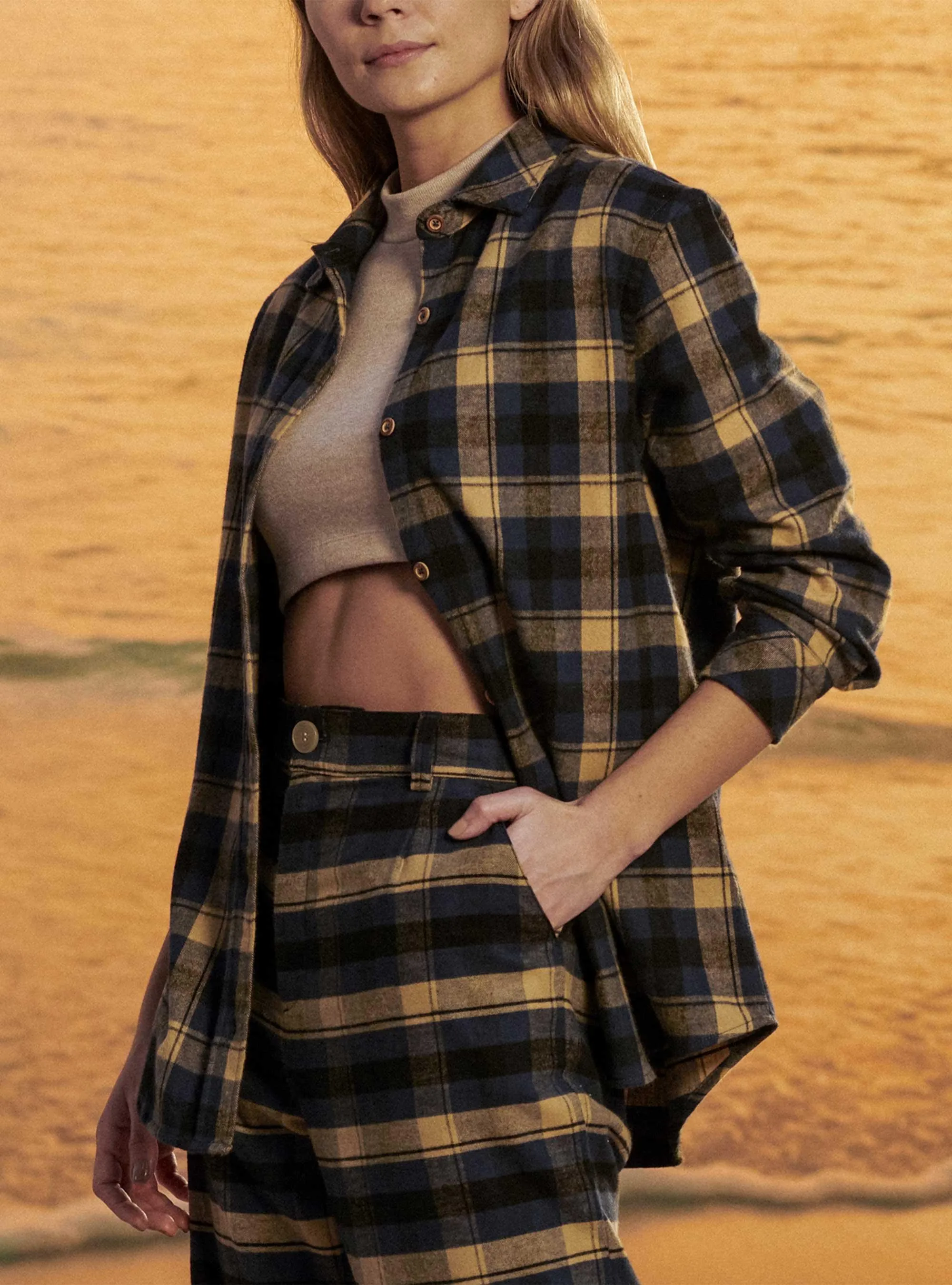 COTTON FLANNEL SHIRT