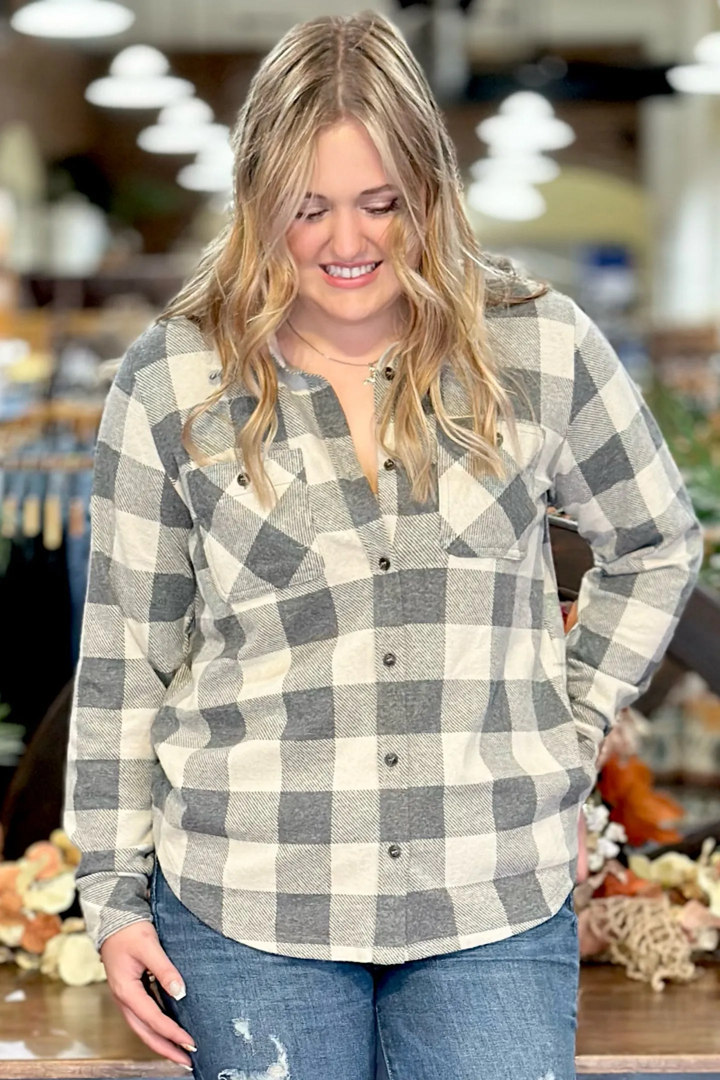 Cozy Soft Plaid Flannel Shacket