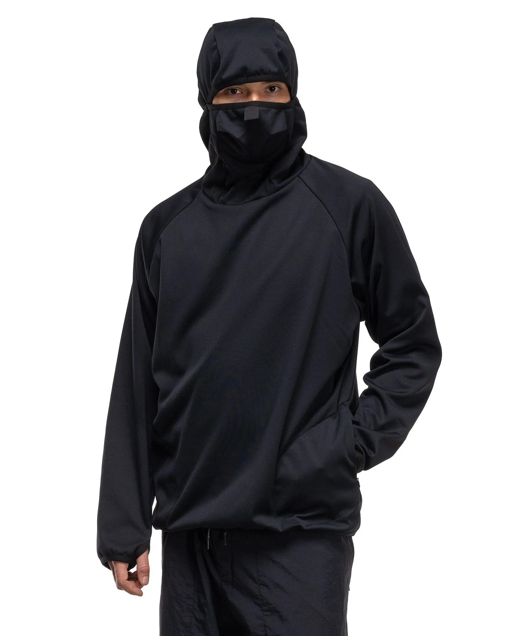Mens Cycle Warm Catch® Black Fullface Parka - Insulated, Windproof & Water-Resistant