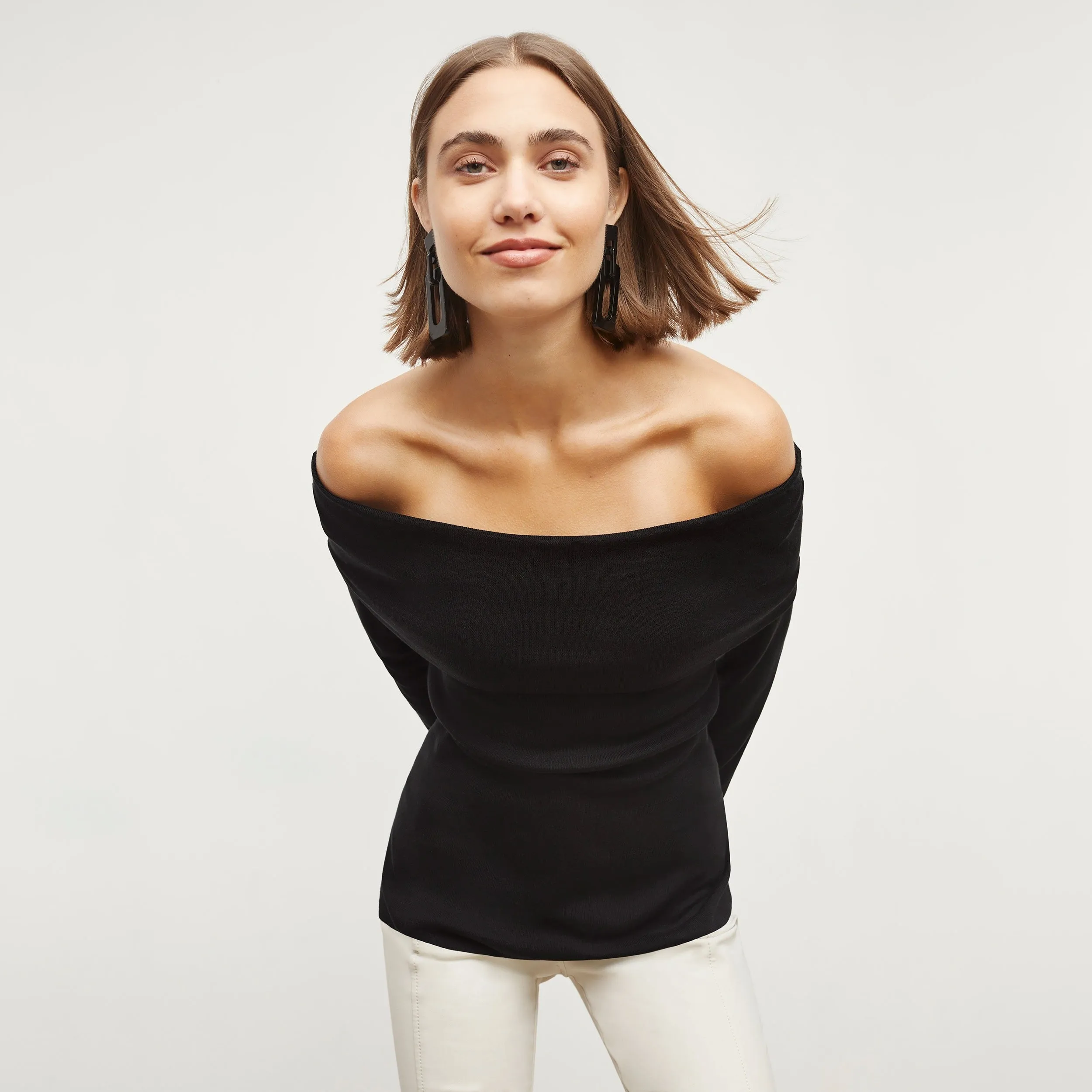 Dae Top - Silk Jersey :: Black