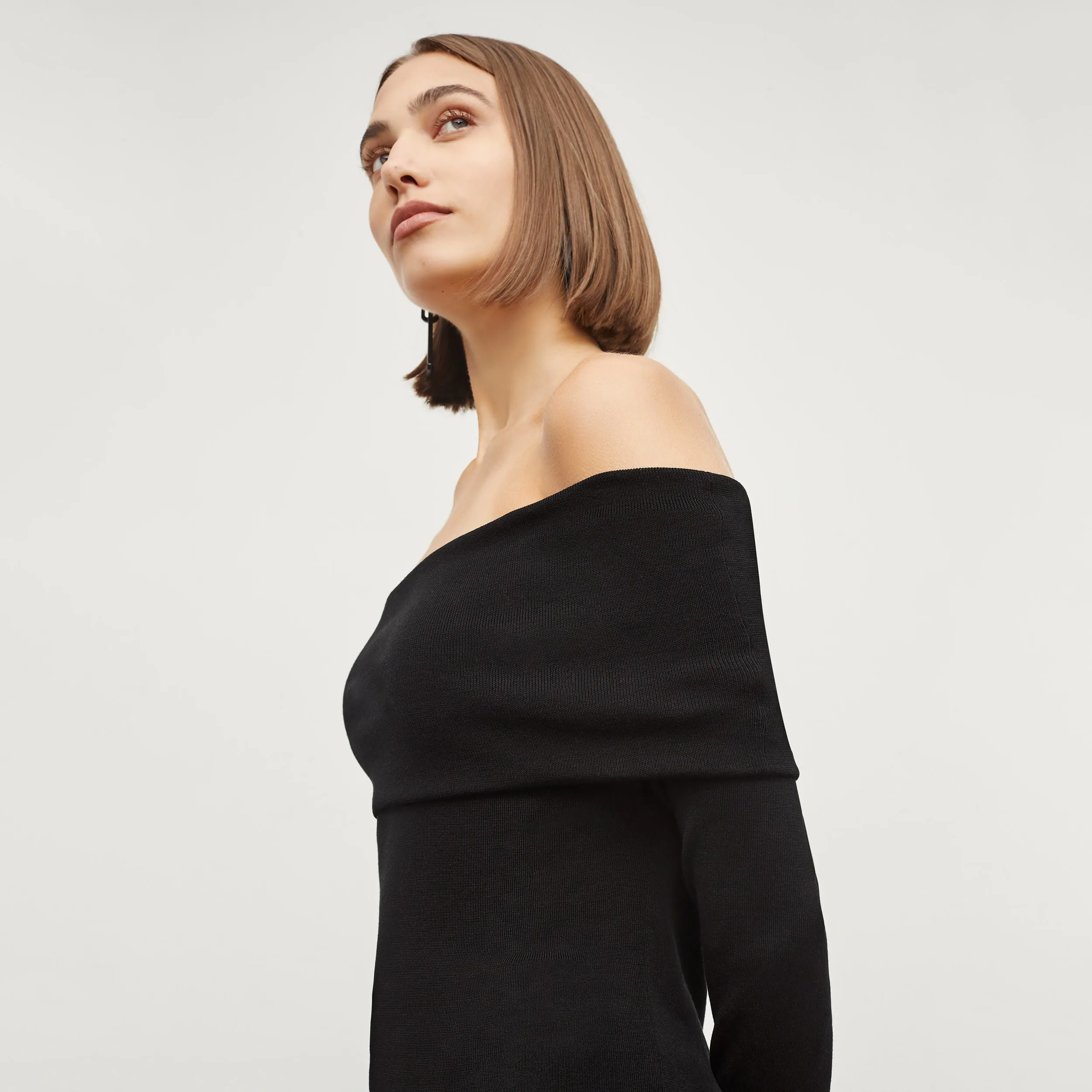 Dae Top - Silk Jersey :: Black