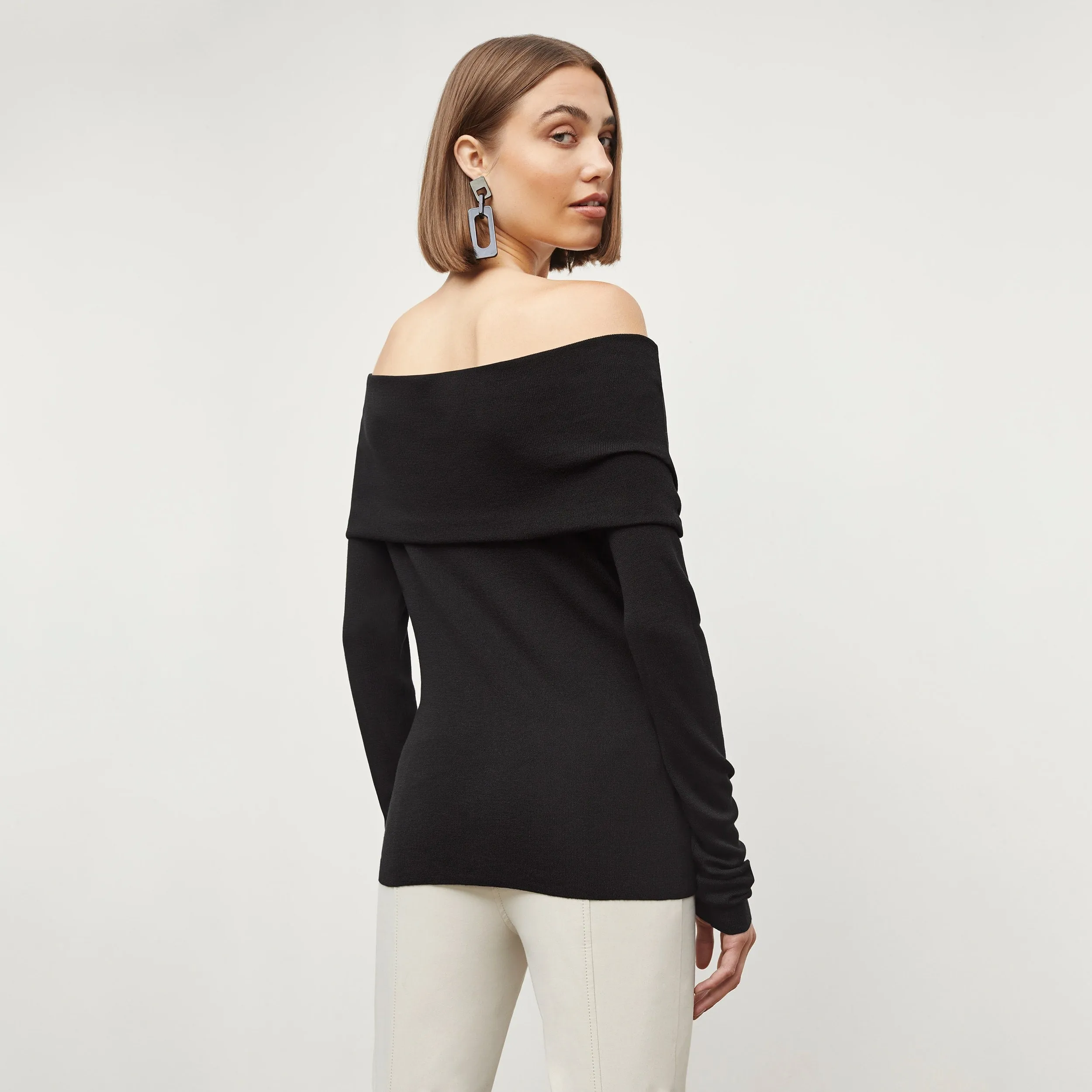 Dae Top - Silk Jersey :: Black