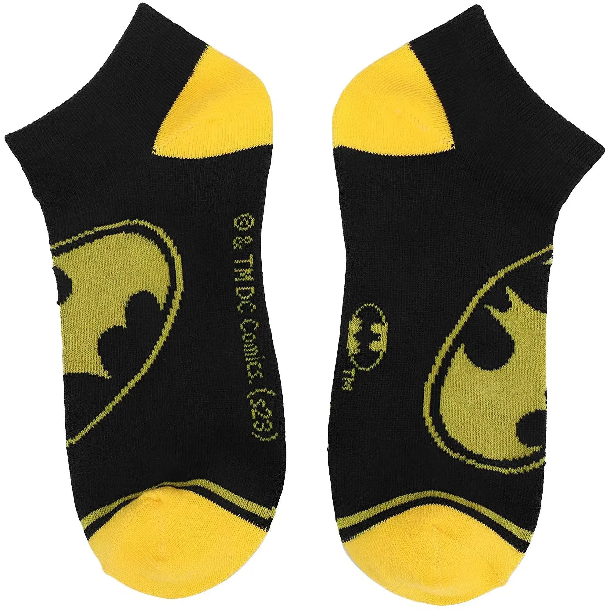 DC Comics - Batman Logo Ankle Socks (5 Pairs) - Bioworld