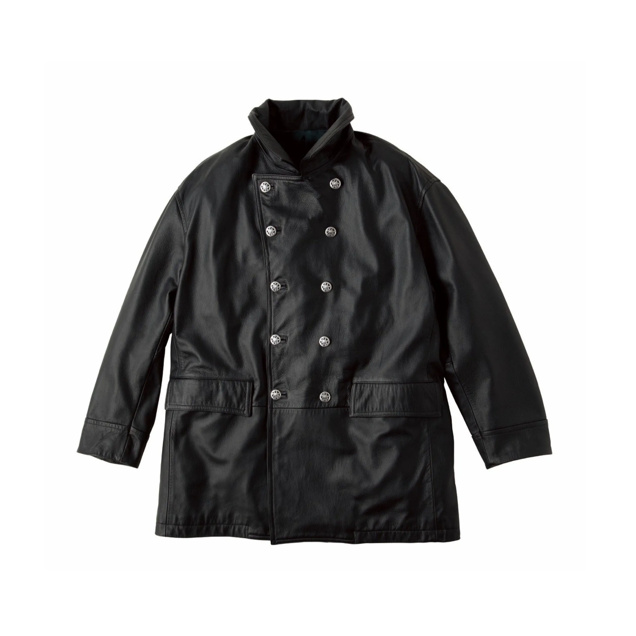DEERSKIN DRUG STORE JACKET W/SILVER BUTTONS