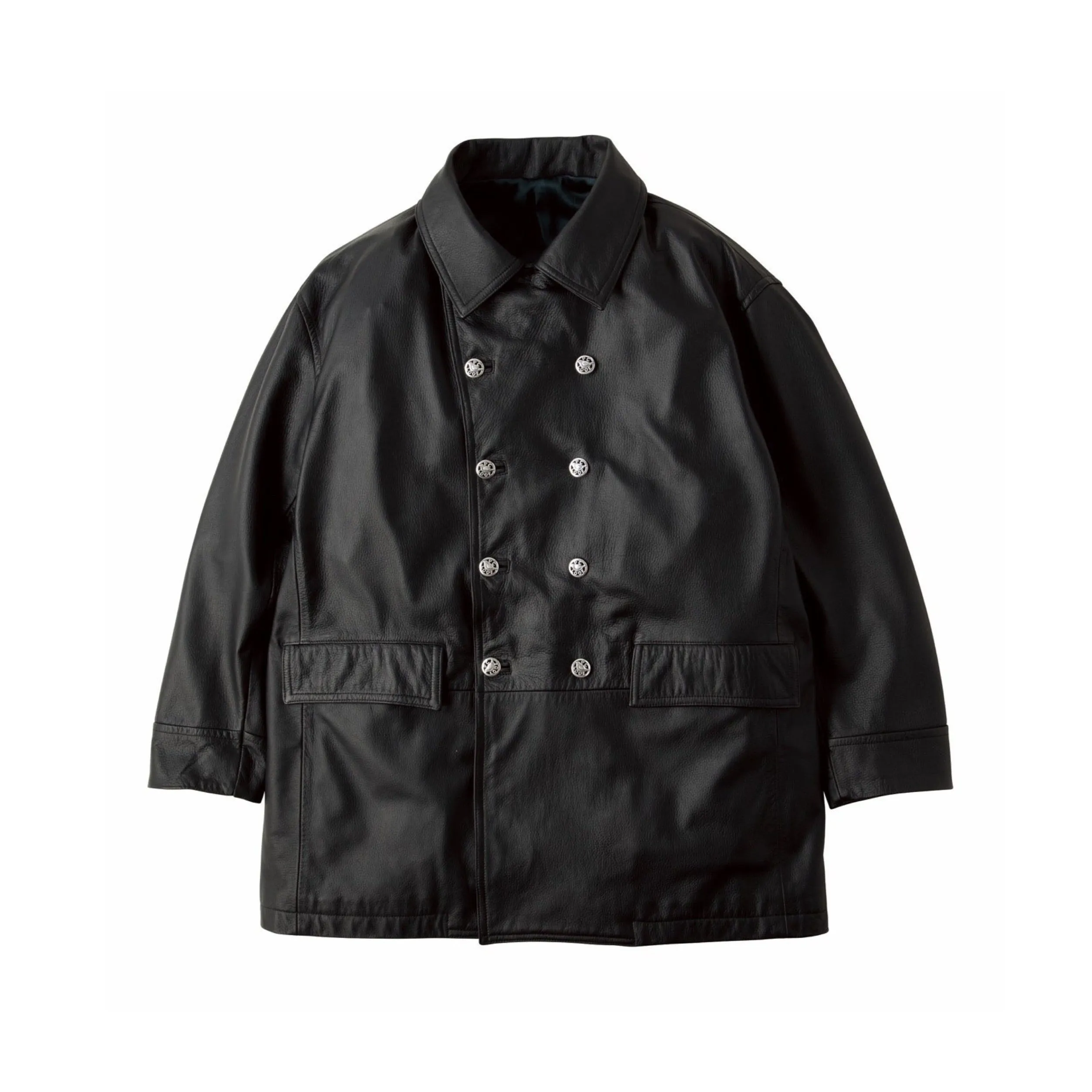 DEERSKIN DRUG STORE JACKET W/SILVER BUTTONS