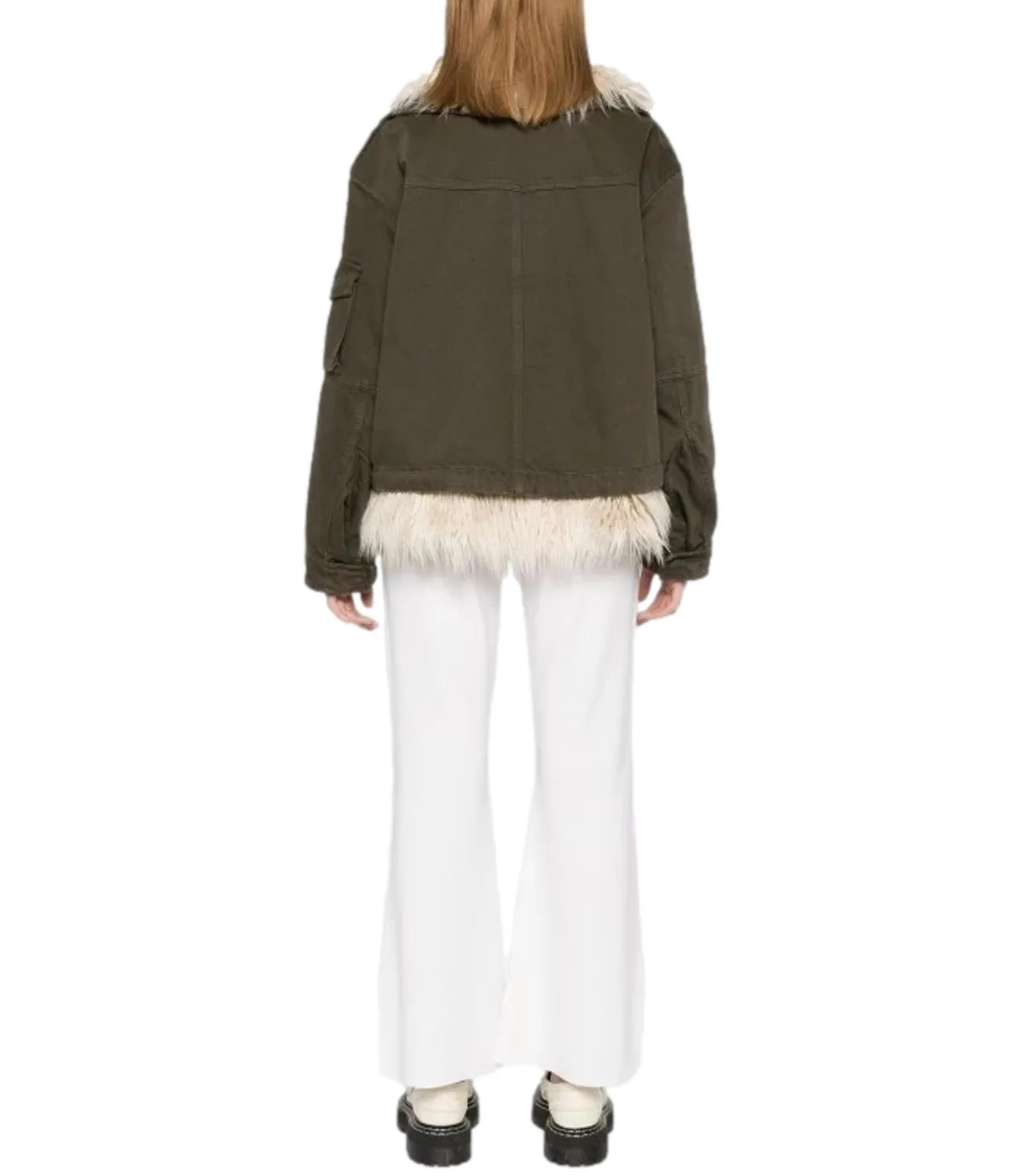 Dondup Parka Verde Militare Donna