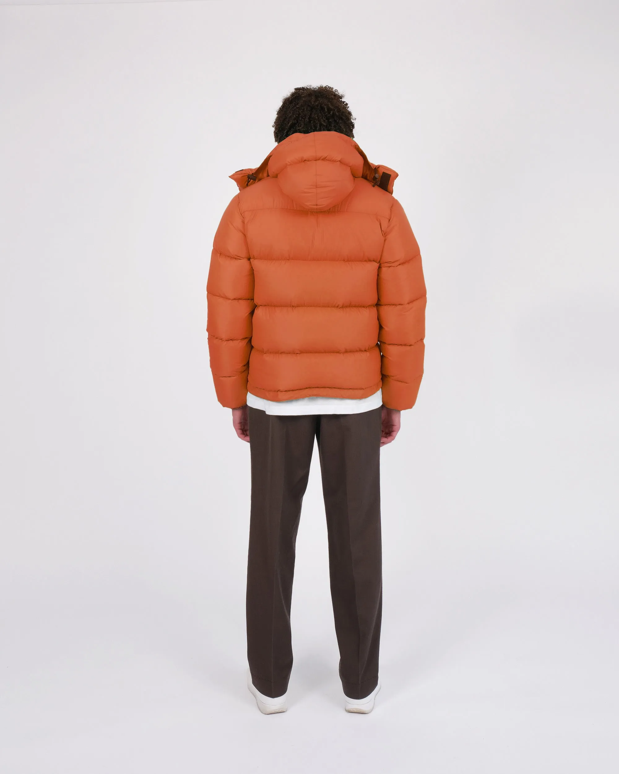 Down Sweater - Streakfree Nylon - Rust (Final Sale)