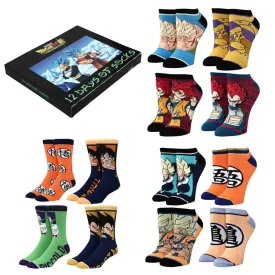 Dragon Ball Super: Broly - "12 Days of Socks" Gift Set (12 Pairs) - Bioworld