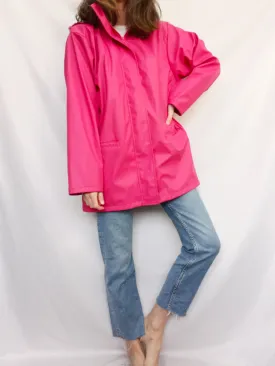 ESCALE NAUTIC . Parka rosa impermeable T.s
