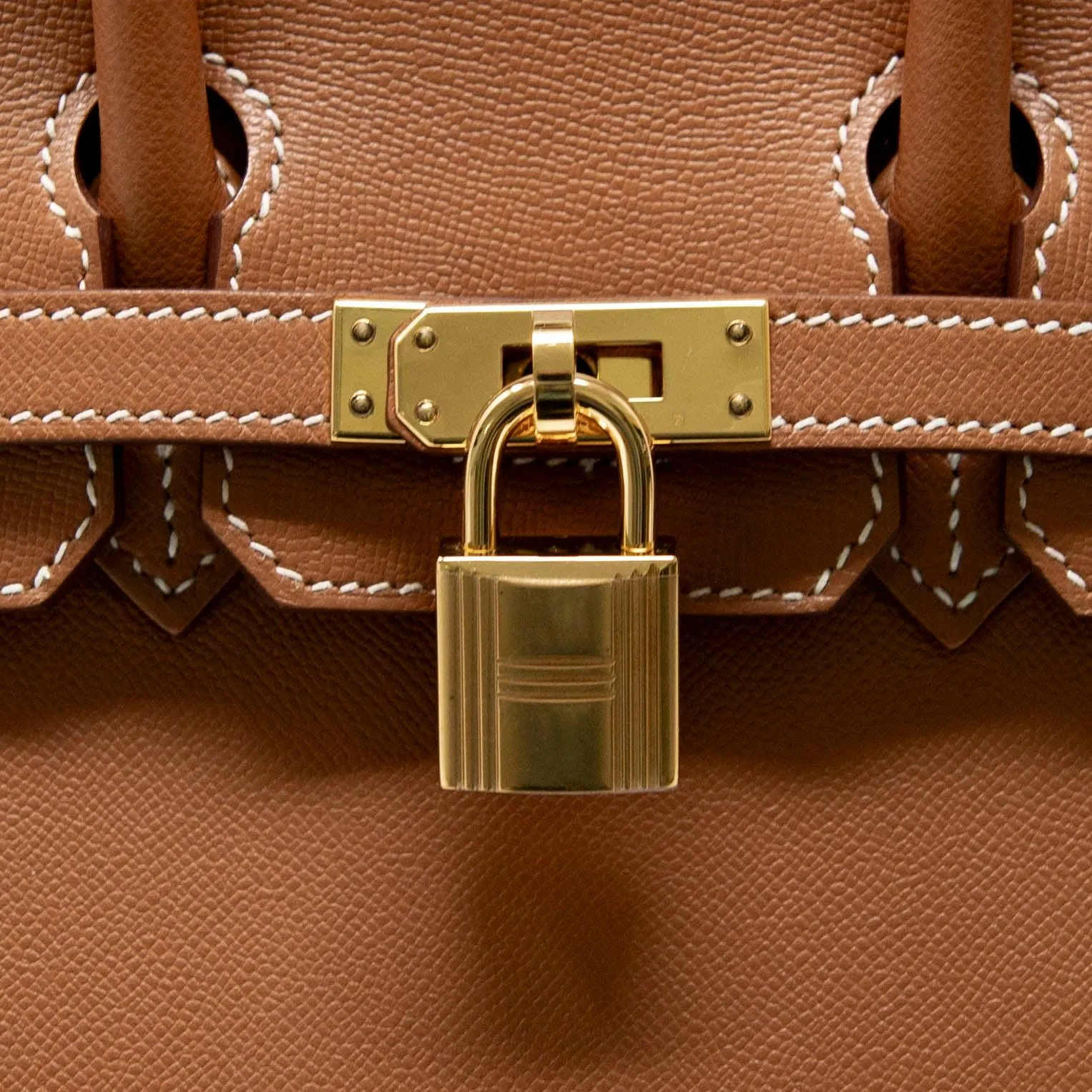 Madame 25 Hermes Birkin Bag in Luxurious Gold Epsom Leather
