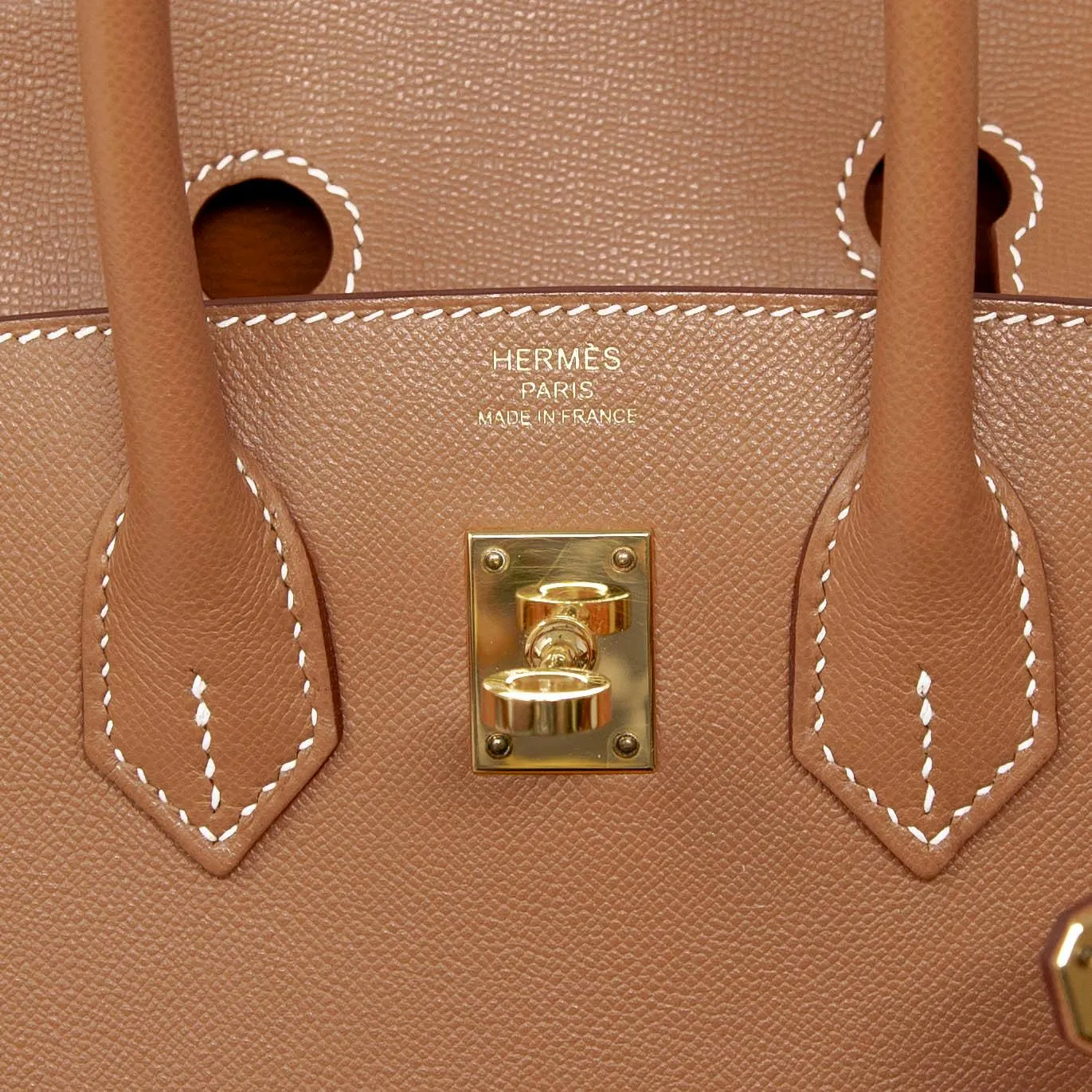 Madame 25 Hermes Birkin Bag in Luxurious Gold Epsom Leather