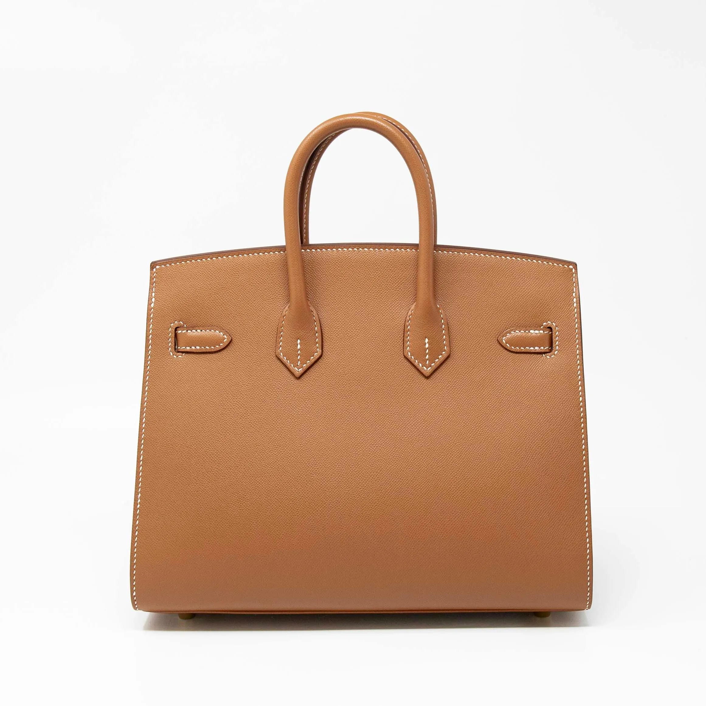 Madame 25 Hermes Birkin Bag in Luxurious Gold Epsom Leather