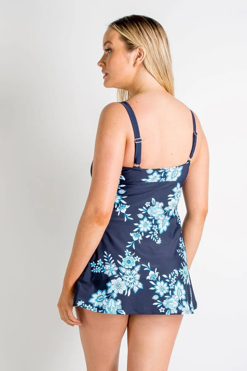 Jantzen JA84321 Select Empire Swim Dress Ink