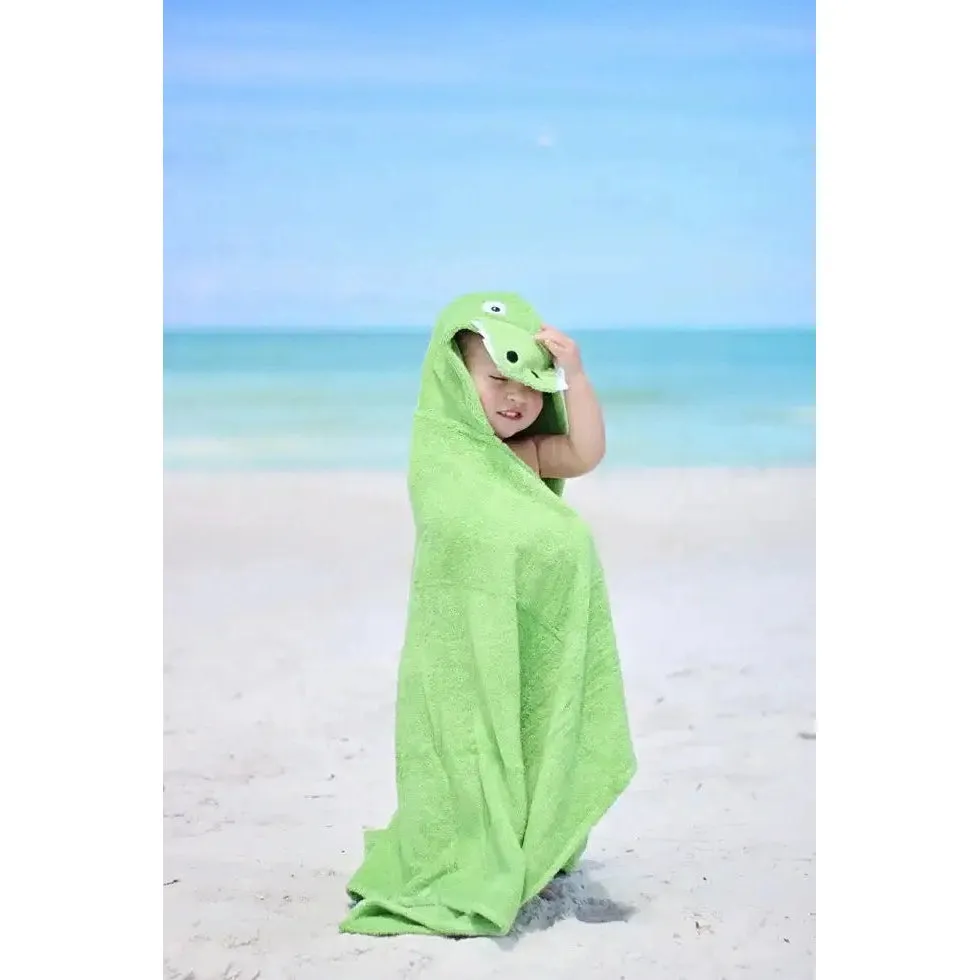 Kids Hooded Towel - Alligator
