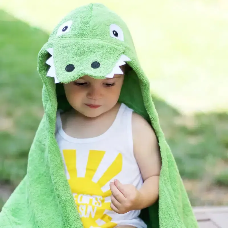 Kids Hooded Towel - Alligator