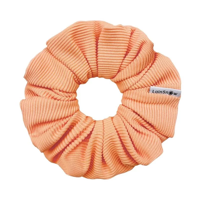 LainSnow X Shop Chelsea King Rib Scrunchie- Cantaloupe Classic