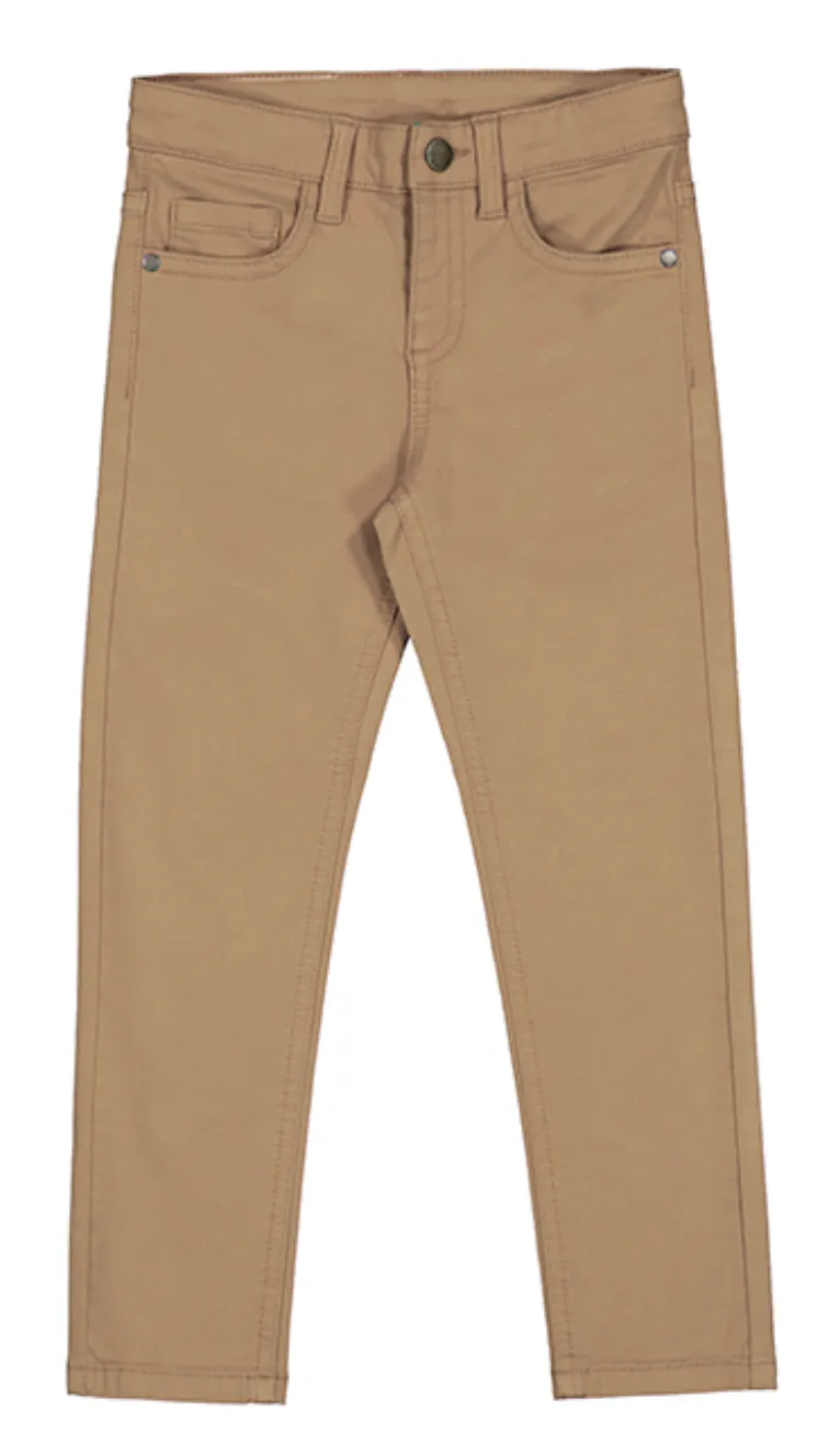 Mayoral - Boys Slim Fit Pants in Camel