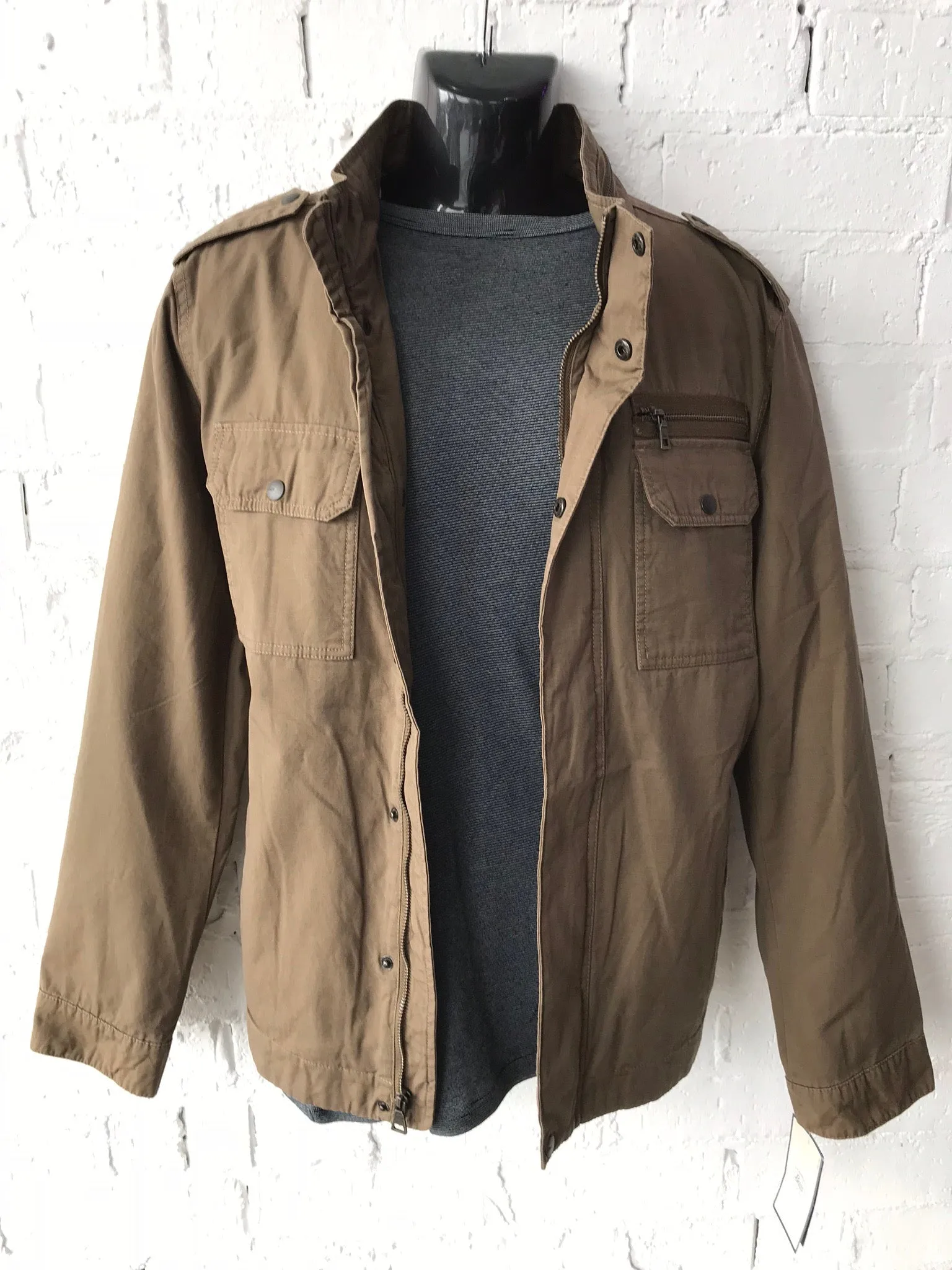 Men's Jacket • Army Jacket • Khaki
