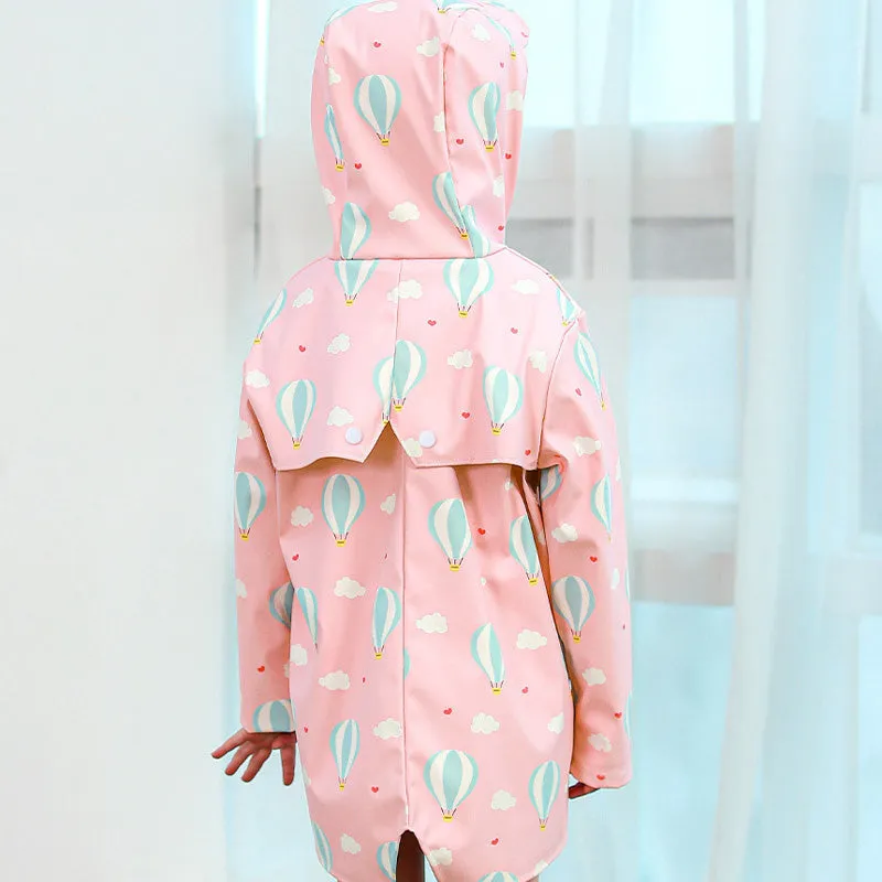 Pink Hot Air Balloon Raincoat 2210BB16