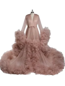 Puffy Ruffles Luxury Robe
