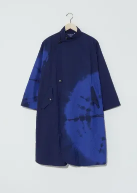 "Shibori" Nylon Wide Sleeve Coat