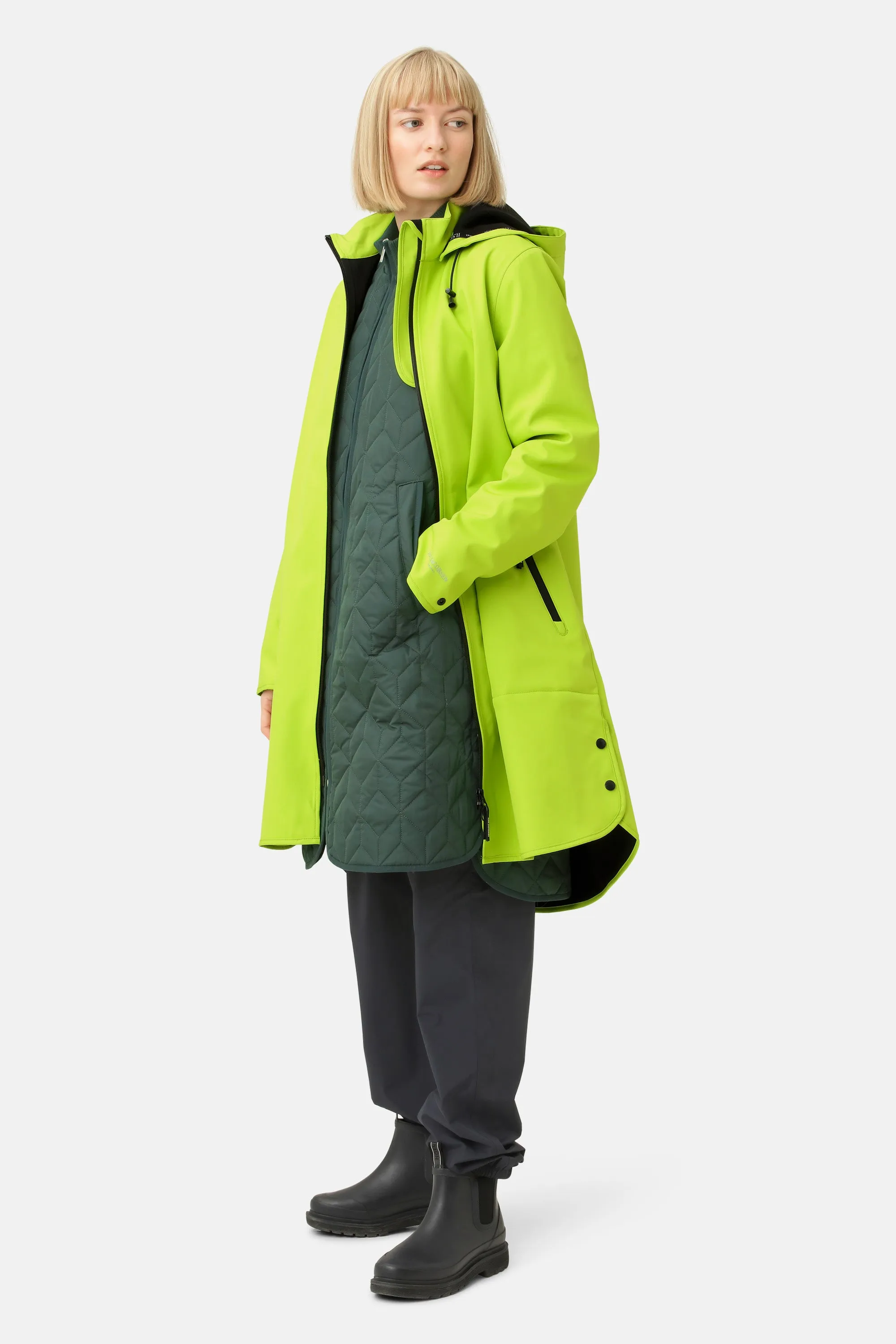 Raincoat - Lime Green