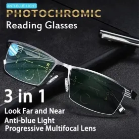 Rimless One Power Auto Focus Reading Glasses