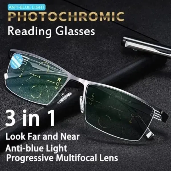 Rimless One Power Auto Focus Reading Glasses
