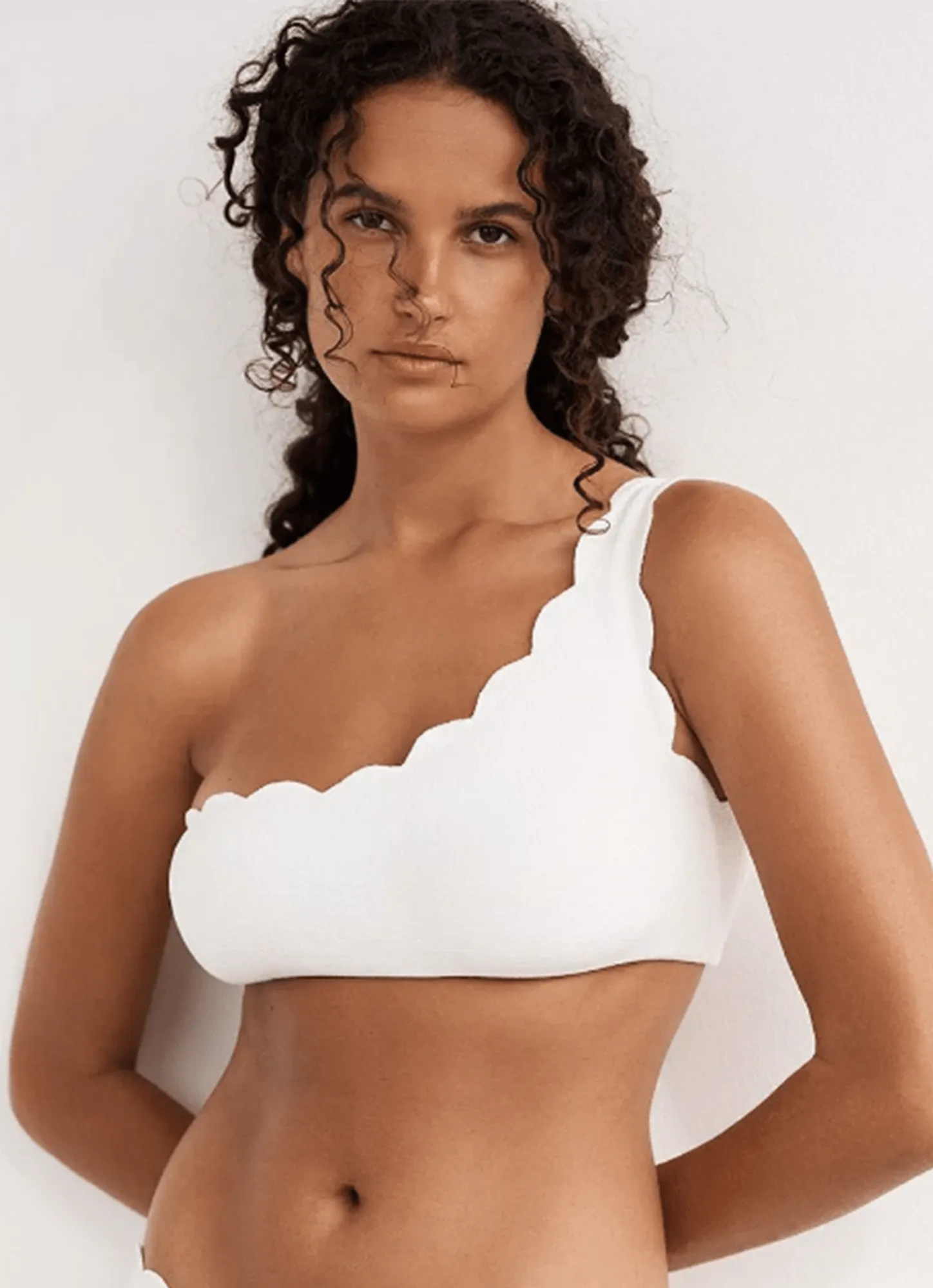 Santa Barbara One Shoulder Bikini Coconut