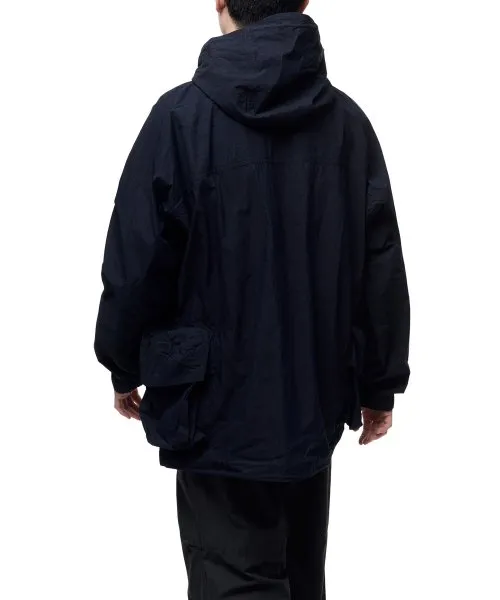 Mens Snow Peak Navy Indigo C/N Parka - Stylish and Durable Outdoor Jacket