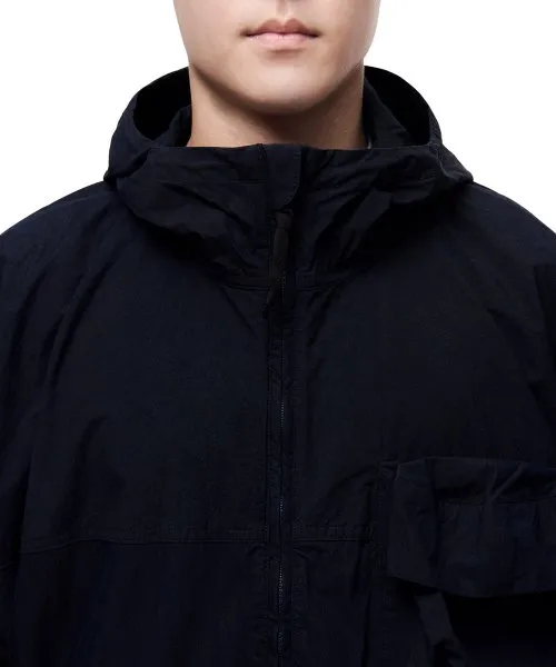 Mens Snow Peak Navy Indigo C/N Parka - Stylish and Durable Outdoor Jacket
