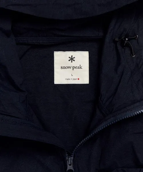 Mens Snow Peak Navy Indigo C/N Parka - Stylish and Durable Outdoor Jacket