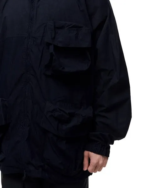 Mens Snow Peak Navy Indigo C/N Parka - Stylish and Durable Outdoor Jacket