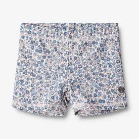 Swim Shorts Niki - blue flower meadow