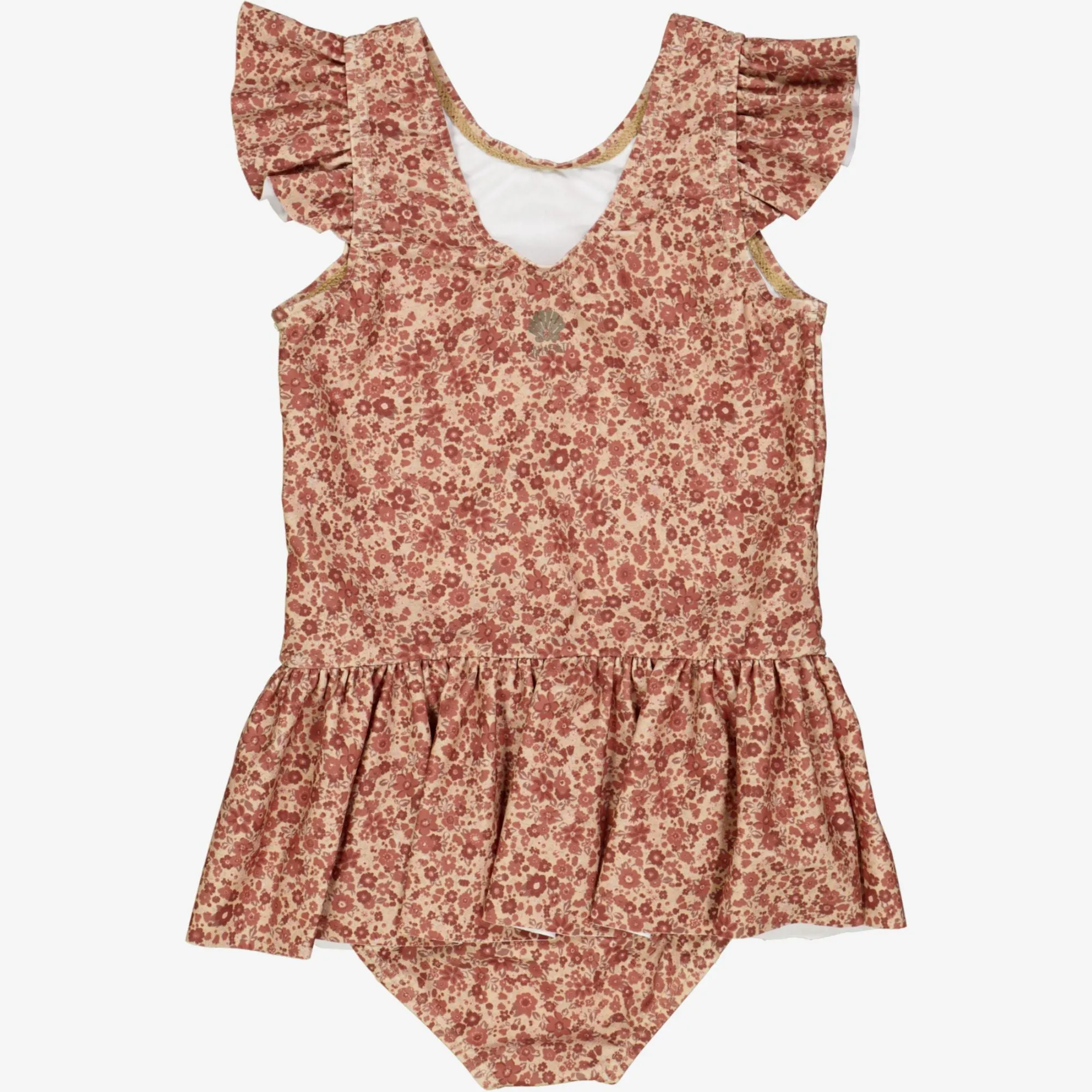 Swimsuit Diddi - red flower meadow