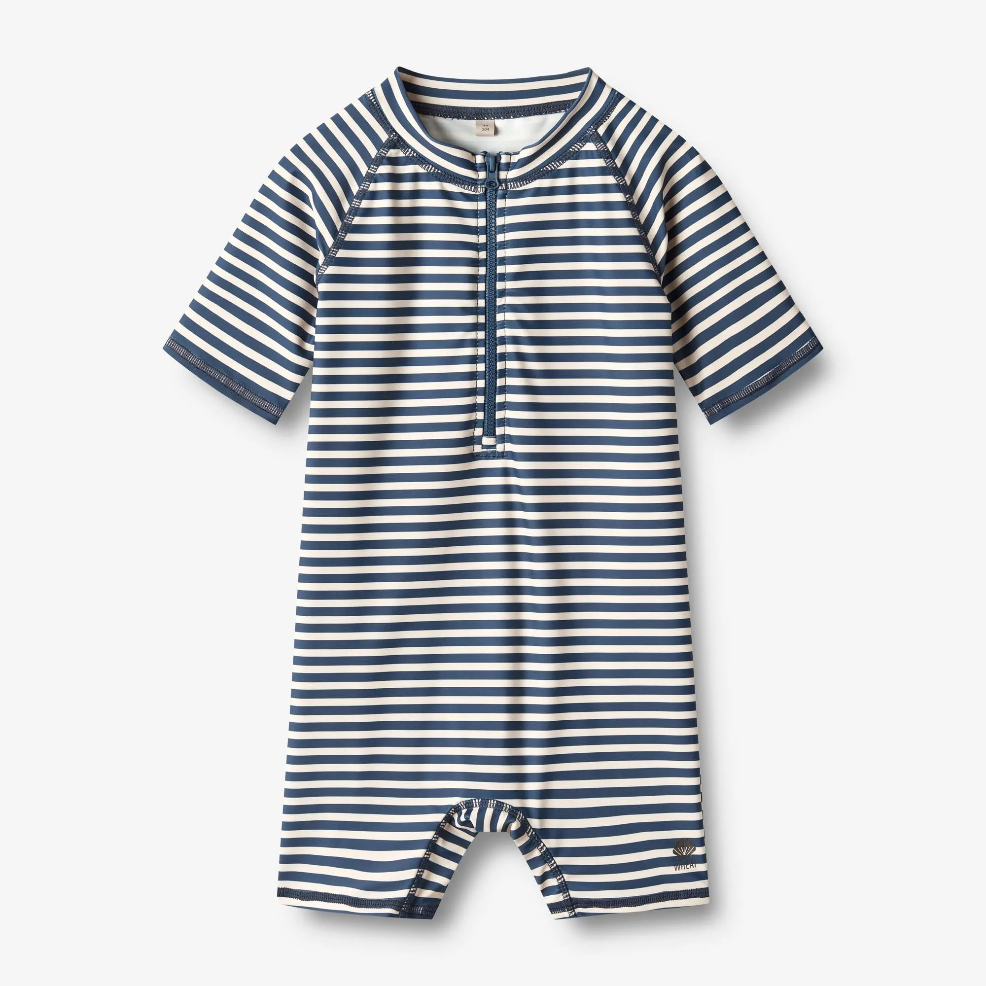 Swimsuit S/S Cas - indigo stripe