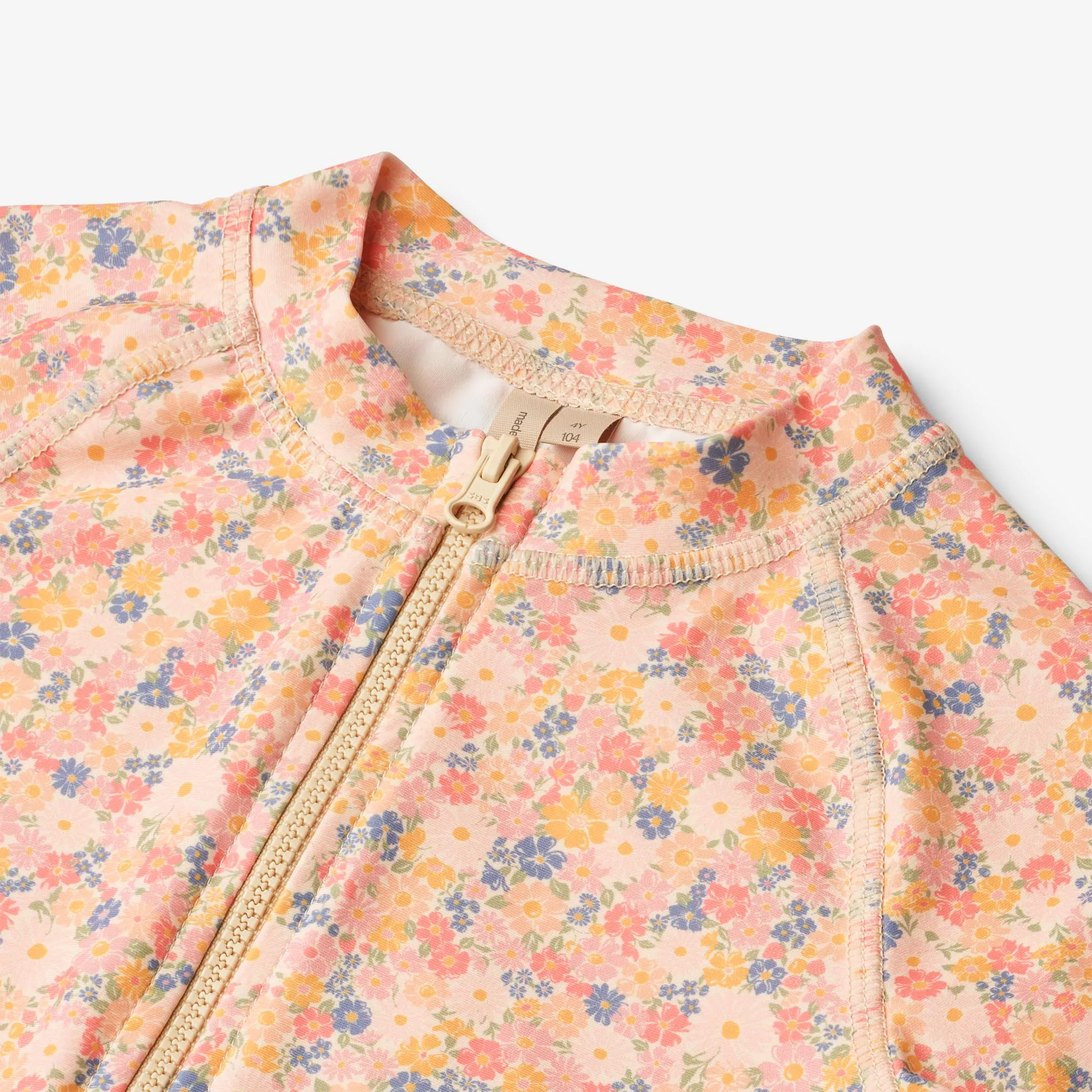 Swimsuit S/S Cas - multi flowers