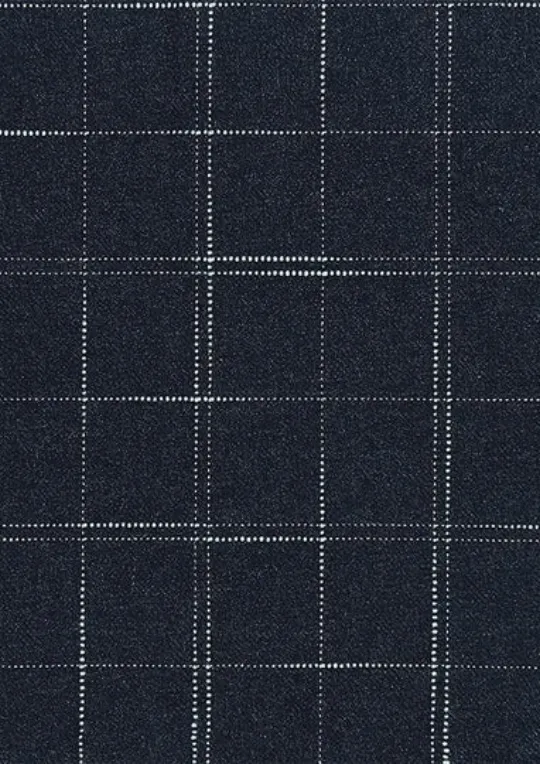 Thompson Navy Flannel Windowpane Suit