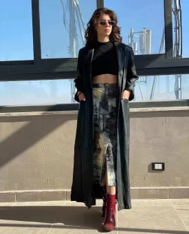 Vintage Genuine Leather Coat