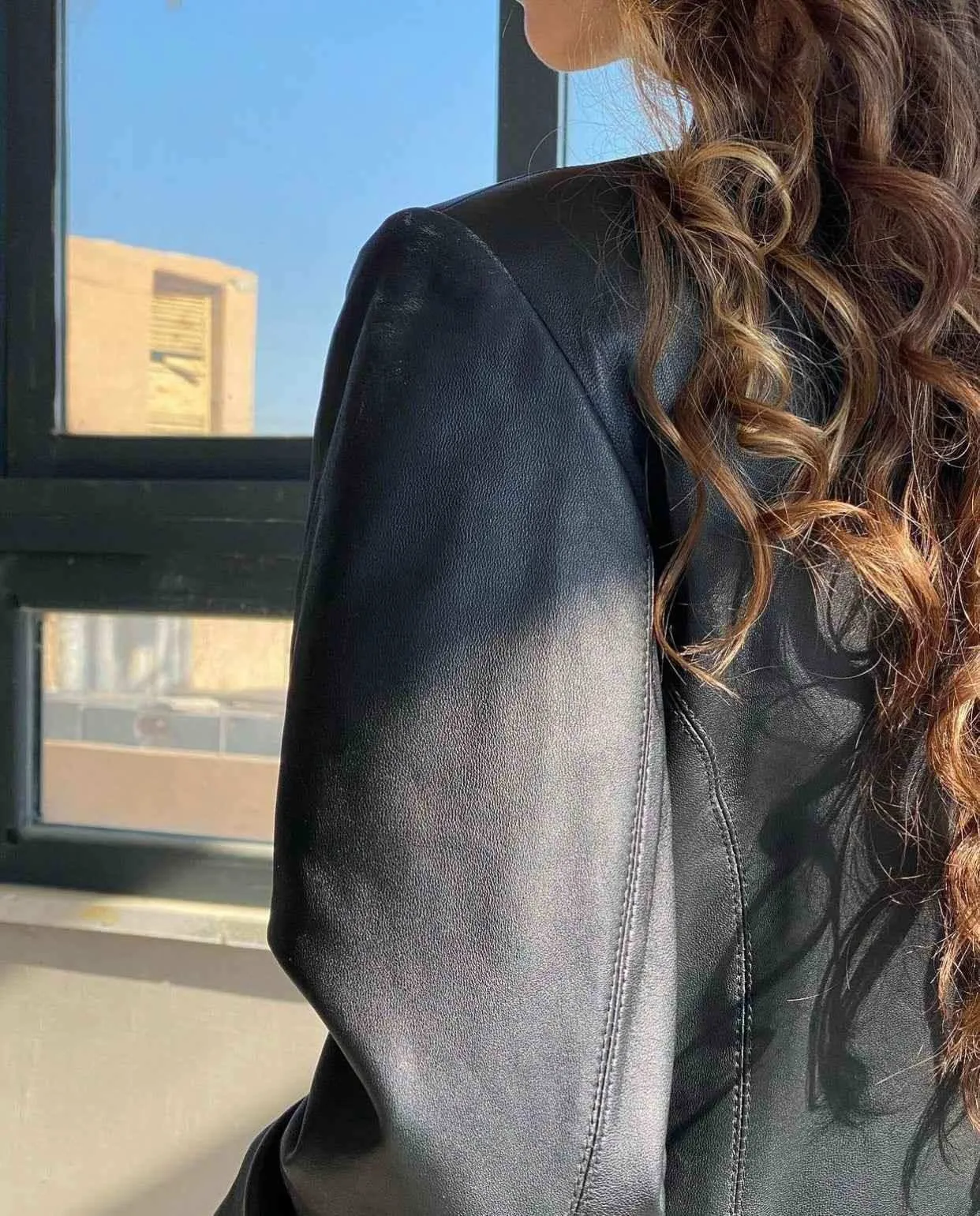 Vintage Genuine Leather Coat