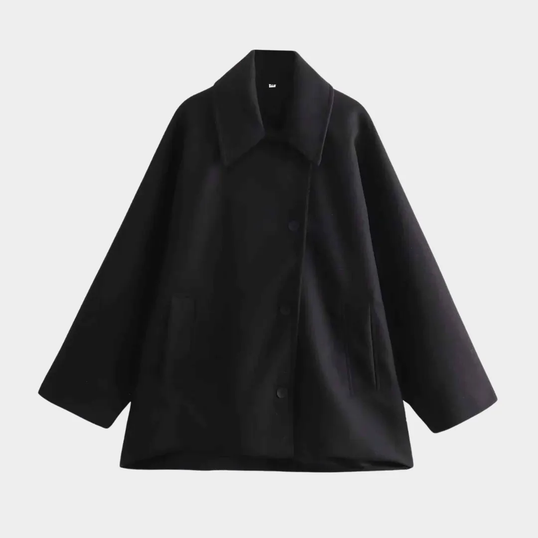 Women's Oversized Long Coat - Faux Wool Warm Parka - Casual Solid Color - Multiple Colours